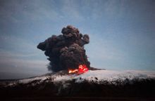 Type af vulkanudbruddet på Island