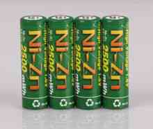 Nikkel-zink batterier