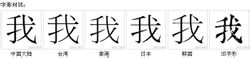 I: kinesiske ord